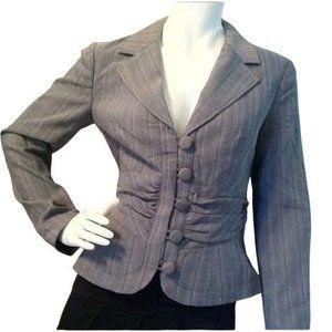 Mossimo gray mixed stripe jacket.